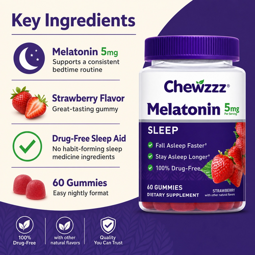 Chewzzz Melatonin Sleep Gummies